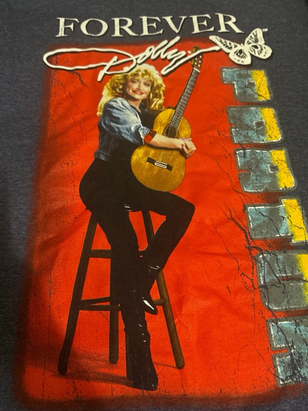 Kohl's Forever Dolly Graphic Tee - Red, Black, Yellow